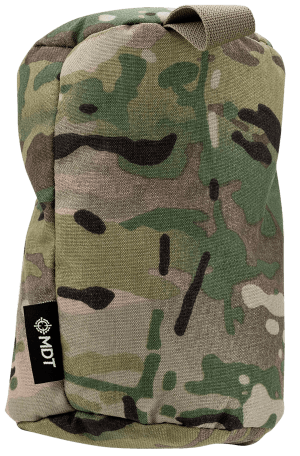 Mdt Sporting Goods Inc 108049MCM Traveller Shooting Bag Multi-Cam Nylon Webbing Straps 500D Cordura Fabric Git-Lite 8oz House Fill 1lb