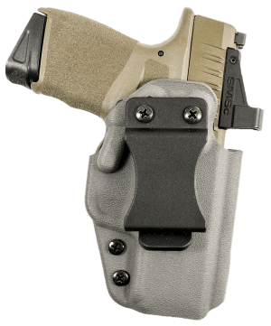 DeSantis Gunhide 220LA1LZ0 Mean Streak IWB Pewter Gray Kydex/ Fits Glock 19/45/23/32 Belt Clip Mount Right Hand
