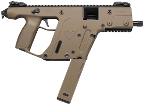 Kriss USA KV10PFD20 Vector SDP Gen2 10mm Auto 33+1 5.50" Black Nitride Threaded Barrel Flat Dark Earth Picatinny Rail Receiver FDE Polymer Grip Glock Magazine Compatible