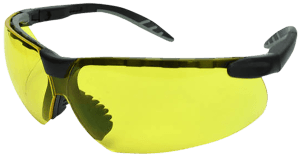 Radians CSB10541CS Ballistic Glasses Amber Lens Black Frame