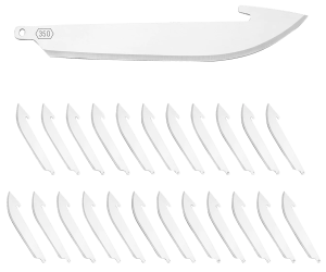 Outdoor Edge RR3524 Replacement Blades 350 24 Blades Drop Point 3.50" 420J2 SS Blade
