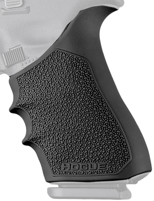 Hogue 17020 Grip Sleeve Handall Beavertail Black Rubber