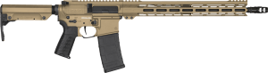CMMG 30AE70ACT Resolute MK4 300 Blackout 30+1 16.10" Black Nitride Medium Taper Threaded Barrel Coyote Tan Cerakote Picatinny Rail Aluminum Receiver EML 15" M-LOK Handguard Coyote Tan Synthetic CMMG 6 Position RipStock CMMG Zeroed Grip