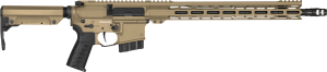 CMMG 60AF30CCT Resolute MK4 6mm ARC 10+1 16.10" Black Nitride Medium Taper Threaded Barrel Coyote Tan Cerakote Picatinny Rail Aluminum Receiver EML 15" M-LOK Handguard Coyote Tan Synthetic CMMG 6 Position RipStock Zeroed Drop-In Single Stage Trigger