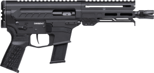 CMMG 45A4C0FAB Dissent MKG 45 ACP 13+1 6.50" Black Nitride Medium Taper Threaded Barrel  CMMG 5.5" M-LOK Handguards  Black Armor Cerakote Aluminum Picatinny Rail Receiver  CMMG Zeroed Grips