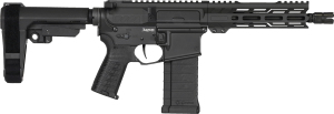 CMMG 54AE10FAB Banshee MK4 5.56x45mm 30+1 12.50" Black Nitride Medium Taper Threaded Barrel EML 11" M-LOK Handguards Black Armor Cerakote Aluminum Picatinny Rail Receiver CMMG Zeroed Grips