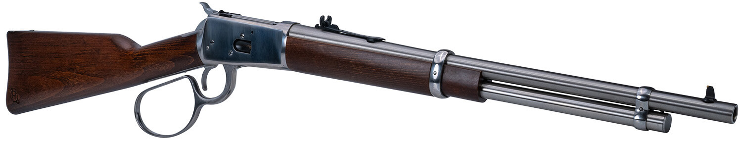 Heritage Mfg H92044189 92 Ranch Hand 44 Mag 8rd 18" Stainless Polished Barrel Stainless Polished Receiver Fixed Hardwood Stock - Image 3