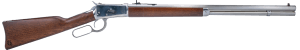 Heritage Mfg H9204524F9 92 Ranch Hand 45 Colt (Long Colt) 12rd 24" Stainless Polished Octagon Barrel Polished Stainless Steel Receiver Fixed Hardwood Stock