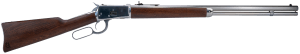 Heritage Mfg H9235724F9 92 38 Special +P/357 Mag 12rd 24" Stainless Polished Octagon Barrel Stainless Polished Receiver Fixed Hardwood Stock