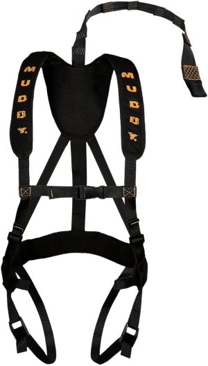 Muddy MUDMSH110 The Magnum Pro Safety Harness Black Padded Nylon