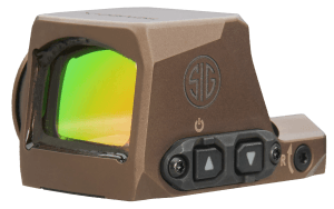 Sig Sauer Electro-Optics SORX1202 Romeo-X Compact Flat Dark Earth 1 x 24mm 2 MOA Red Dot/ 32 MOA Red Circle Reticle