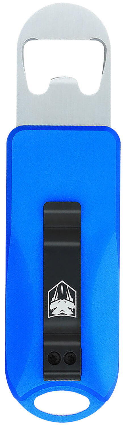 CobraTec Knives CTOTFBOBLU Bottle Opener Blue Aluminum/Stainless Steel - Image 3