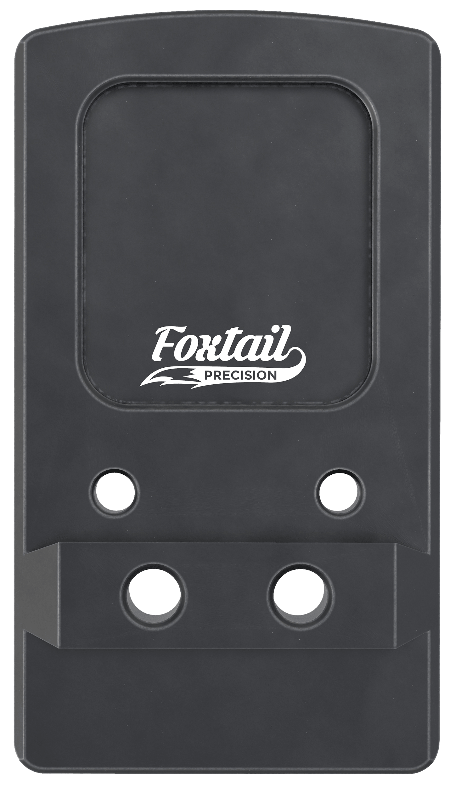 Foxtail Precision 100015 Rear Sight Dovetail Optic Adapter Plate for non MOS Glock Black Anodized Glock Non MOS