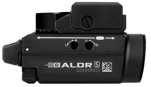 Olightstore Usa Inc BALDRSBLBK Baldr S BL  Black Anodized 100/300/800 Lumens White LED Blue Laser