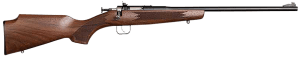 Crickett 00002 Deluxe The Original Youth Deluxe Single Shot 16.10ā³ Blued Tapered Barrel Blued Steel Receiver Fixed American Walnut Stock EZ Loader Crickett 00002 Deluxe The Original Youth Deluxe Single Shot 16.10ā³ Blued Tapered Barrel Blued Steel Receiver Fixed American Walnut Stock EZ Loader