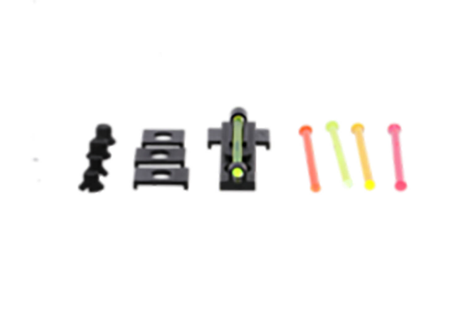 TruGlo TG949A Tru•Bead Universal Black | Green/Red/Yellow/Orange Fiber Optic Front Sight - Image 2