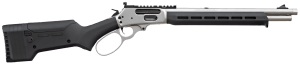 Marlin 70912 1895 Trapper 45-70 Gov 5+1 16.17" Satin Threaded Barrel Picatinny Rail Stainless Steel Receiver Black Adjustable Magpul ELG Synthetic Stock