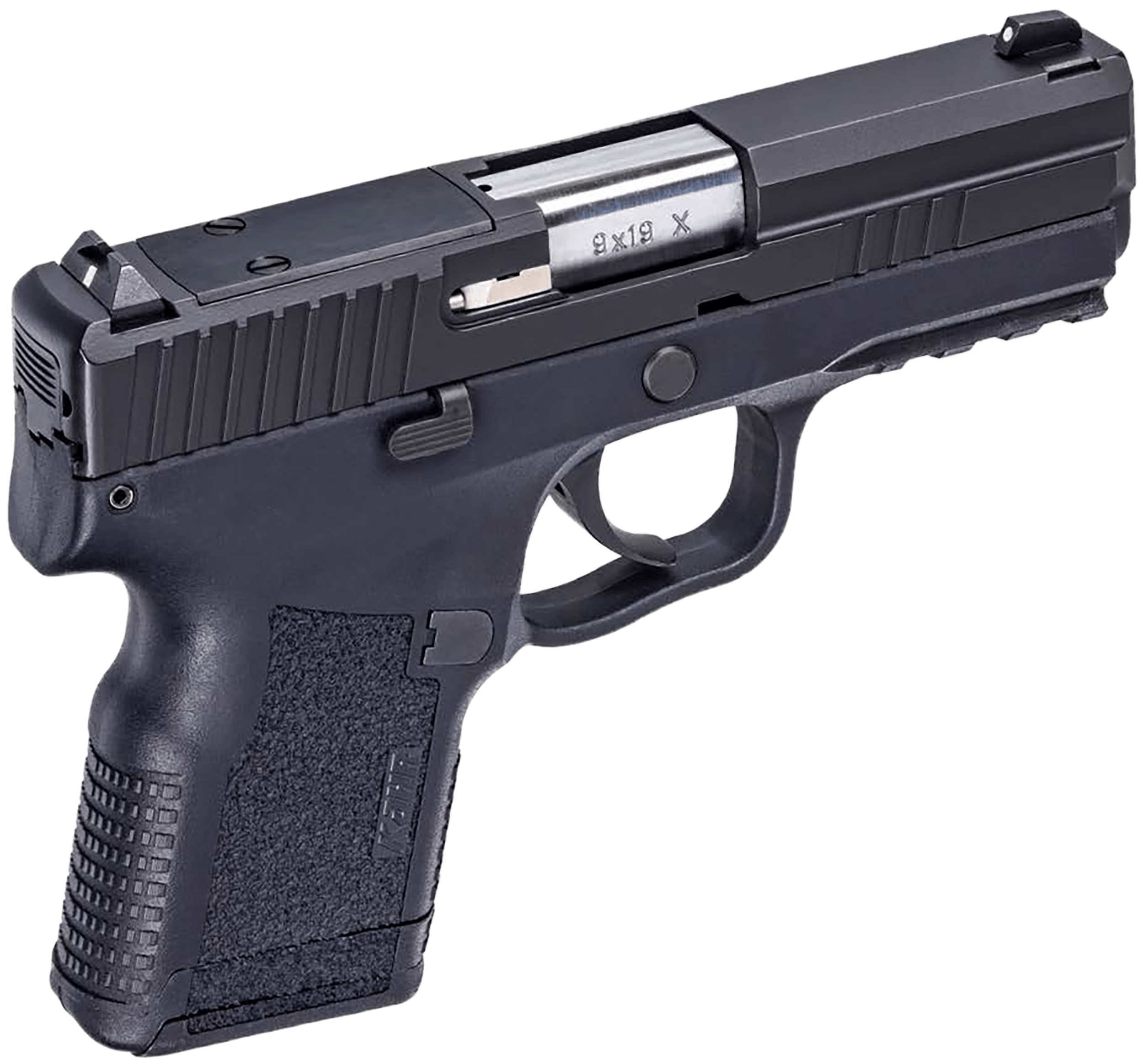 Kahr Arms KX9094RD10 X9 9mm Luger 10+1 3.54" Stainless Steel Barrel Blackened Optic Ready/Serrated Stainless Steel Slide Black Polymer Frame w/Picatinny Rail