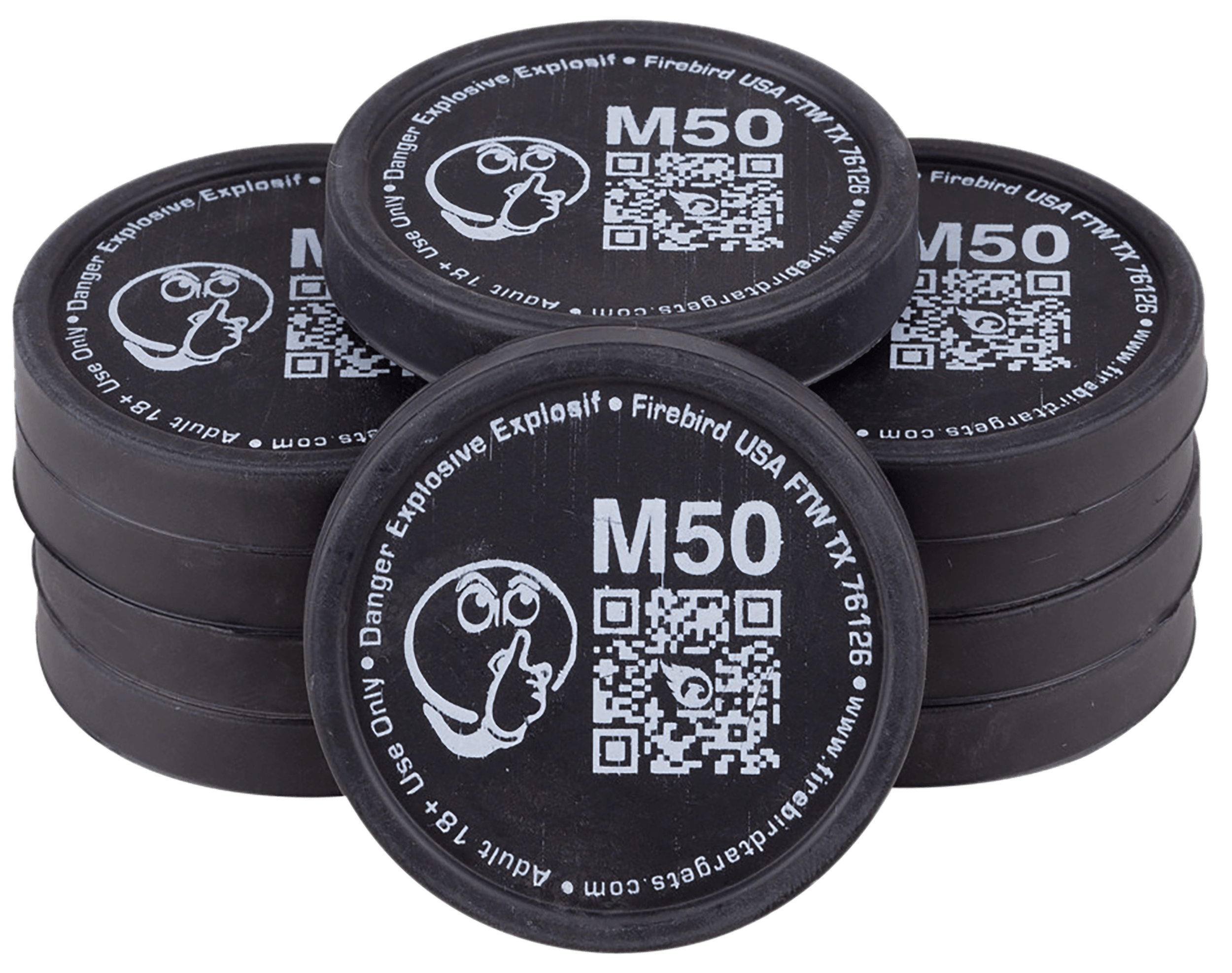 Firebird USA M50 Moderated Moving Trajectory/Static Universal Firearm 50mm/ 10 Pack