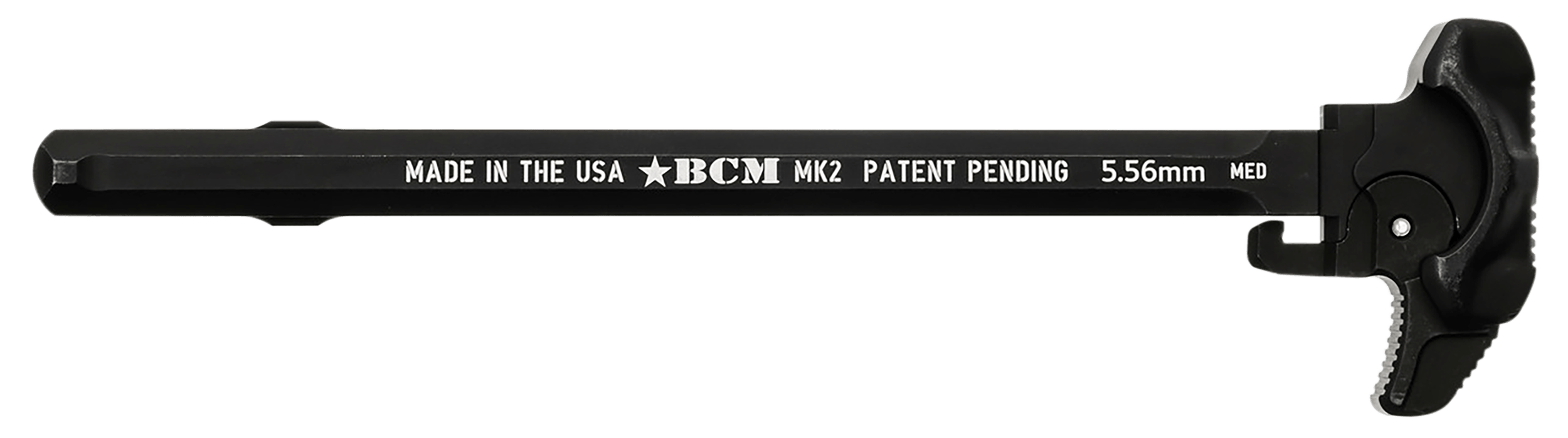 BCM GFHMK2MED Ambidextrous MK2 Charging Handle Compatible w/ Mil-Spec AR-15 Black 7075 T-6 Aluminum