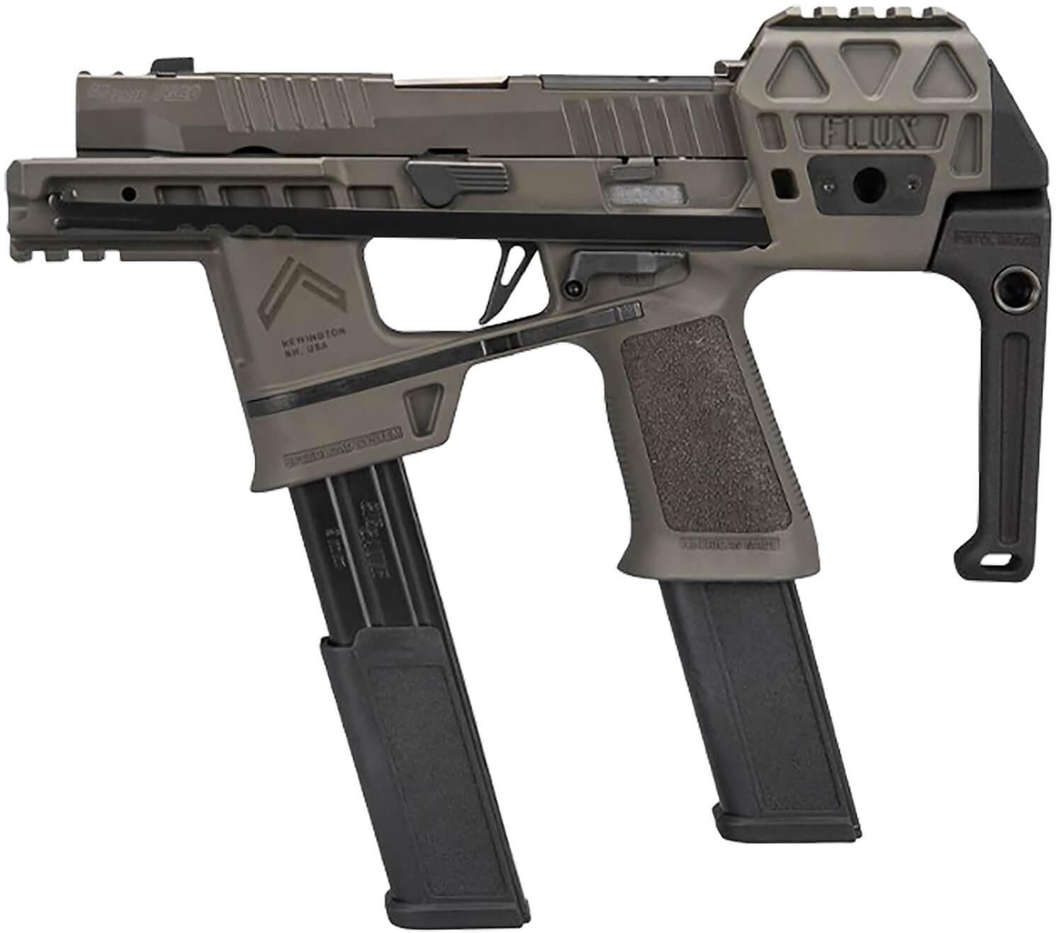 Sig Sauer 320FLUX9LEGION P320 Flux Legion Full Size Frame 9mm Luger 30+1 3.90" Black Steel Barrel Legion Gray Cerakote Integrated Compensator/Optic Ready/Serrated Stainless Steel Slide Legion Gray Cerakote Aluminum Frame w/Picatinny Rail Polymer Grip & - Image 2