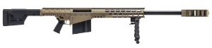 Thompson TAO50FDE TAO50  50 BMG 10+1 29" Black Steel Barrel  Flat Dark Earth Anodized Picatinny Rail Aluminum Receiver  Magpul PRS Gen3 Polymer Stock  Magpul MOE+ Grip  Features Accu-Tac Bipod