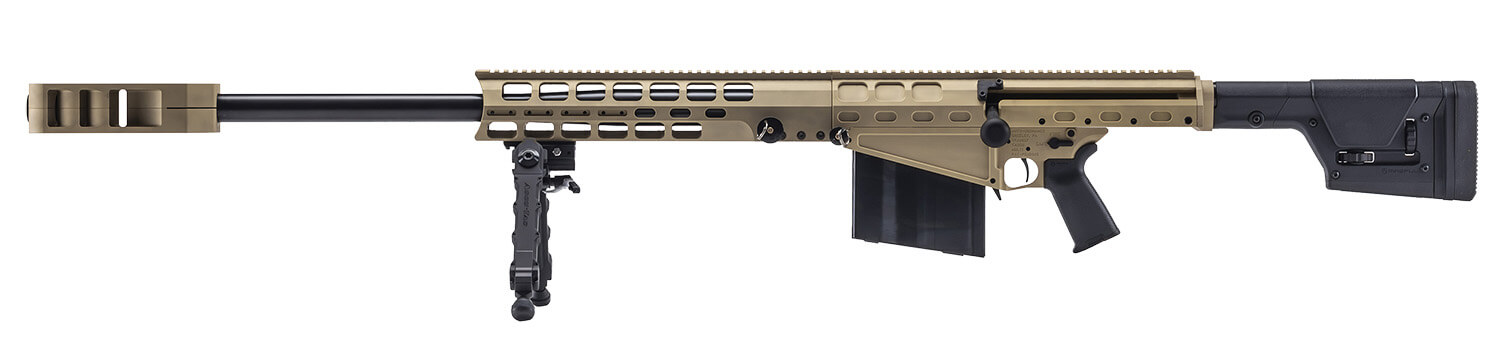 Thompson TAO50FDE TAO50 50 BMG 10+1 29" Black Steel Barrel Flat Dark Earth Anodized Picatinny Rail Aluminum Receiver Magpul PRS Gen3 Polymer Stock Magpul MOE+ Grip Features Accu-Tac Bipod - Image 2