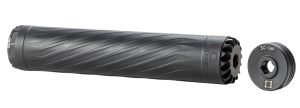 Anechoic X30LB Anechox 30L 30Cal/7.62mm/300Mag Black Stainless Steel/Titanium 1 3/8"x24 w/ 5/8"x24 DTA