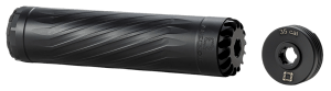 Anechoic X35B Anechox 35 35Cal/338Lapua/338/35Magnums Black Stainless Steel/Titanium 1 3/8"x24 w/ 1/2"x28 DTA