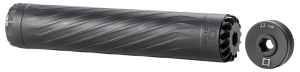 Anechoic X223LB Anechox 223L 223/5.56mm/22-250Rem Black Stainless Steel/Titanium 1 3/8"x24 w/ 1/2"x28 DTA