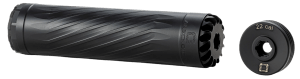 Anechoic X223B Anechox 223 223/5.56mm/22-250Rem Black Stainless Steel/Titanium 1 3/8"x24 w/ 1/2"x28 DTA