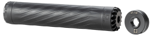 Anechoic X45LB Anechox 45L 45CAl/458WinMag Black Stainless Steel/Titanium 1 3/8"x24 w/ 5/8"x24 DTA