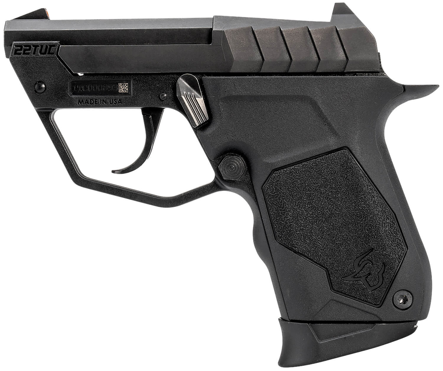 Taurus 1-22TUC131 22TUC Micro-Compact Frame 22 LR 9+1 2.50" Matte Black Steel Tip-Up Barrel Matte Black Serrated Stainless Steel Slide Black Polymer Frame Black Polymer Grip - Image 2
