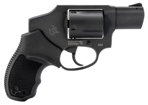 Taurus 2-850121 850 Small 38 Special 5 Shot 2" Matte Black Alloy Steel Barrel Cylinder & Frame Black Rubber Grip Transfer Bar Safety Concealed Hammer