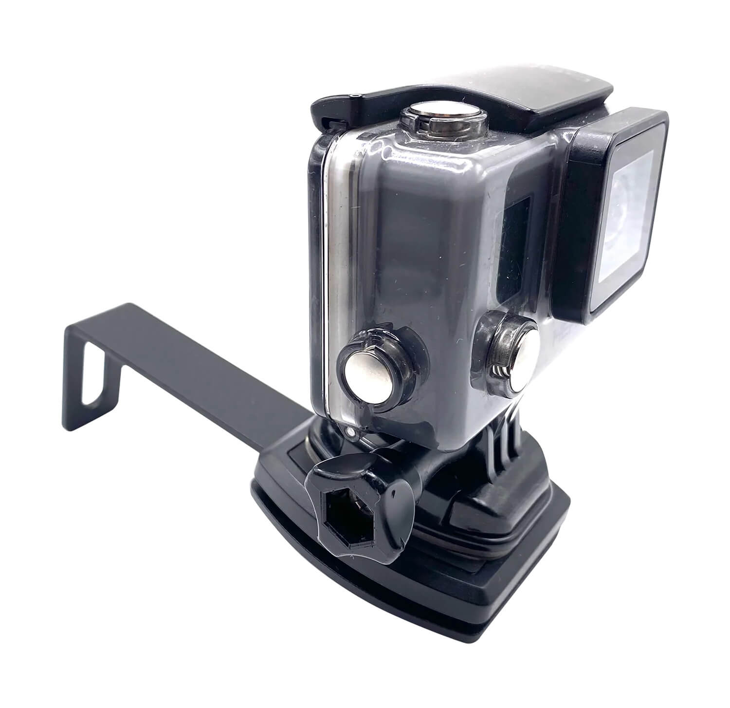 Painted Arrow MAGGP1 Mag-Pro GP Go Pro Mount Black Includes Magnetic Smart-Phone Mount Mounting Plate Stabilizer Dampener - Image 3