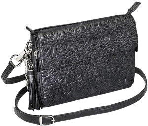 Gun Tote'n Mamas/Kingport GTM10/BK Clutch Purse Black Lambskin