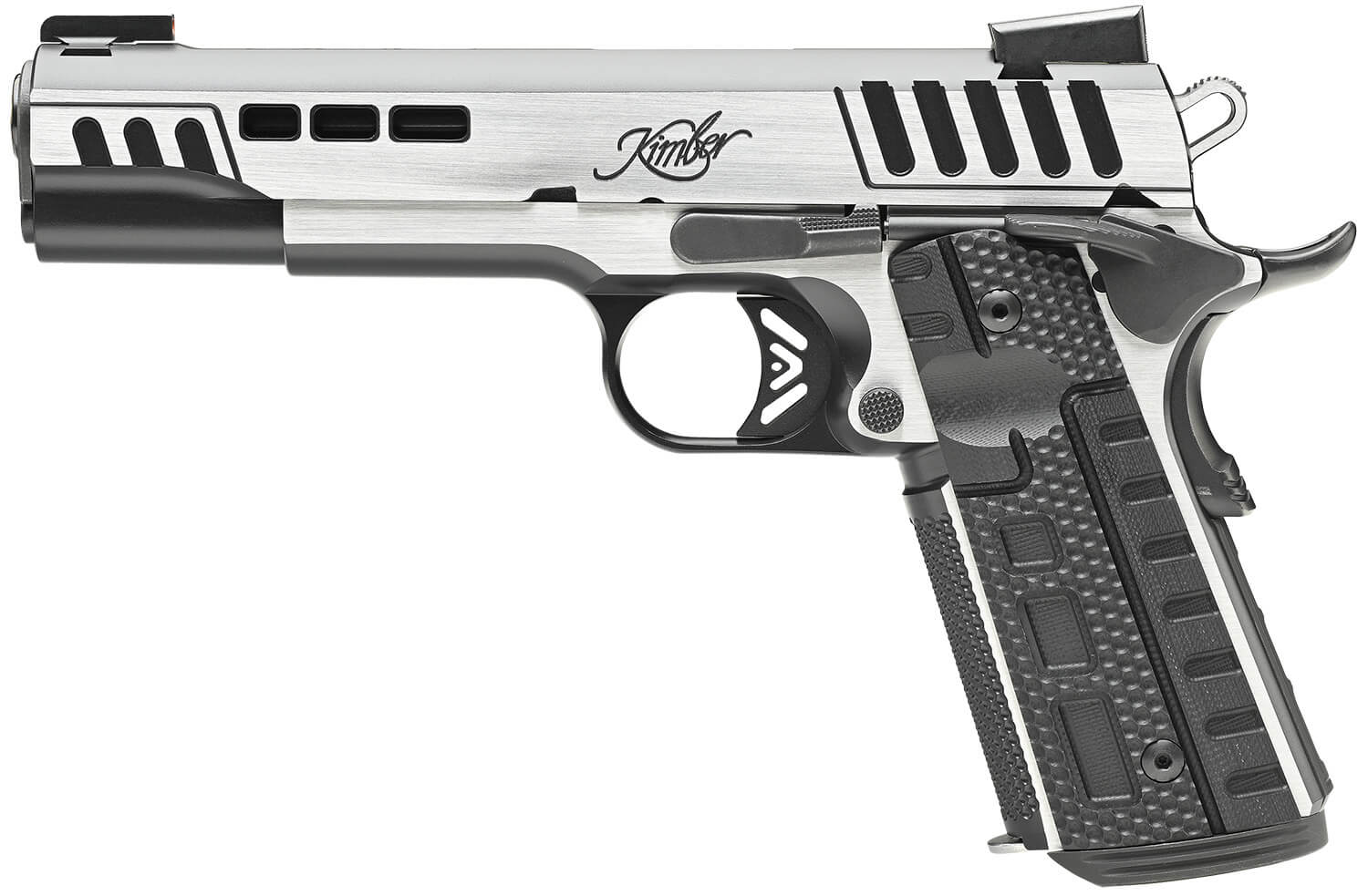 Kimber Mfg Inc 3000421 Rapide Scorpius 9mm 9+1 5" Black KimPro II w/ Brush Polished Flats Stainless Steel Slide G10 Grip - Image 2