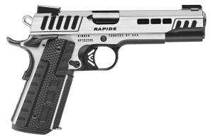 Kimber Mfg Inc 3000425 Rapide Scorpius 45ACP 8+1 5" Black KimPro II w/ Brush Polished Flats Stainless Steel Slide G10 Grip