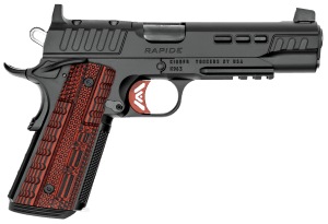Kimber Mfg Inc 3000452 Rapide Heat OR 45ACP 8+1 5" White Dot Stainless Steel Slide Kimpro II Black G10 Grip