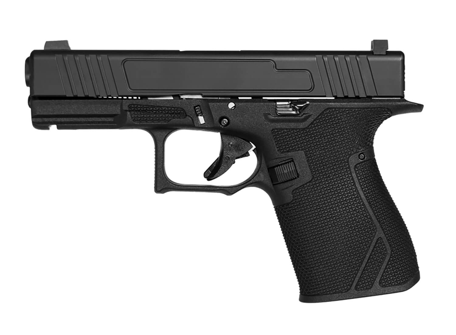 ZRO Delta 755000329990 FKS-9 Standard 9mm Luger 15+1 4" Black Nitride Match Grade Barrel Black Nitride Serrated Slide Polymer Frame w/Accessory Rail Black Polymer Grip - Image 2