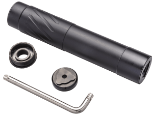 Banish(Silencer Central) 100000111324 Banish 46-V2 .460 cal 1.59" Black Titanium/Stainless Steel 5/8"x24