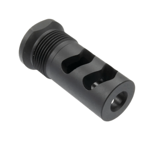 Wilson Combat SPRTMBFB30 Muzzle Brake Whisper 30 Cal 5/8"x24 Black Melonite