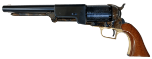 Cimarron CA020C00 1847 Walker Dragoon US 44 6 Shot 9" Blued Steel Barrel Blued Engraved Cylinder Color Case Hardened Steel Frame Walnut Grip Exposed Hammer
