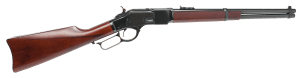 Cimarron CA2057AS1 1873 US Marshal Indian Territory Carbine 357 Mag 9+1 18.50″ Blued Round Barrel  Fixed Walnut Stock
