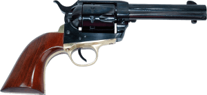 Cimarron PPP22LR Pistolero 22 LR 10rd Shot 4.75" Blued Steel Barrel Blued Cylinder Blued Steel Frame Walnut Grip Exposed Hammer