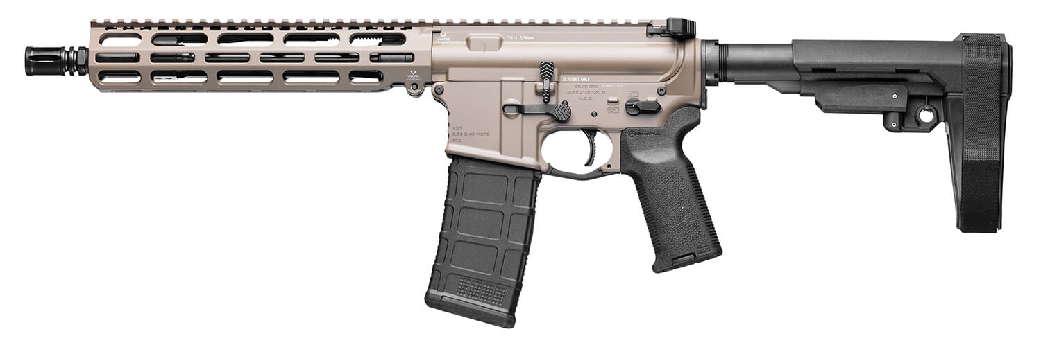 Vktr Industries V31100916618 VK-1 Forged 5.56 NATO 10.50" SBA3 Brace Flat Dark Earth - Image 2