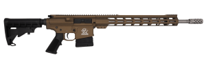 Great Lakes Firearms GL10308SSBRZ AR-10 308 Win 10+1 18" Stainless Threaded Barrel Bronze Cerakote Aluminum Receiver w/Picatinny Rail M-LOK Handguard Adjustable Mil-Spec Black Synthetic Buttstock Mil-Spec Grip