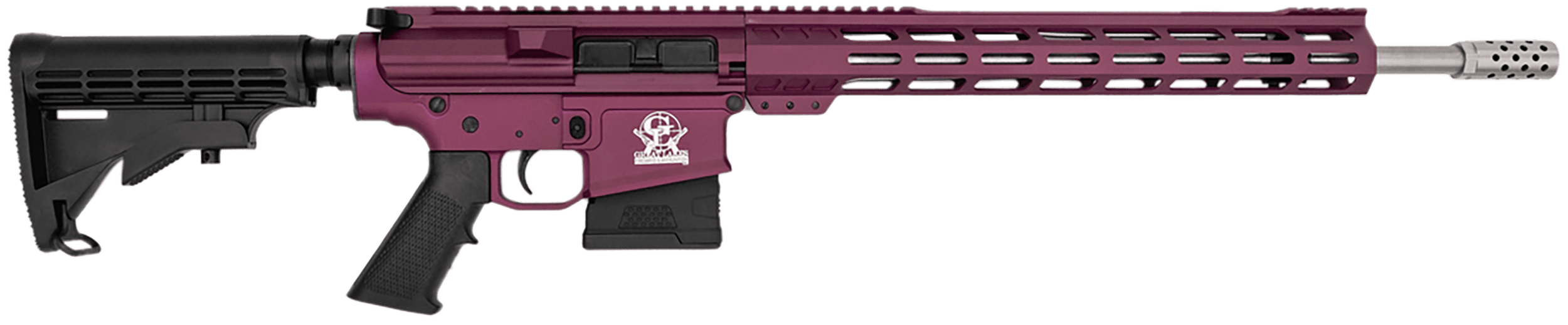 Great Lakes Firearms GL10308SSCHY AR-10 308 Win 10+1 18" Stainless Threaded Barrel Black Cherry Cerakote Aluminum Receiver w/Picatinny Rail M-LOK Handguard Adjustable Mil-Spec Black Synthetic Buttstock Mil-Spec Grip