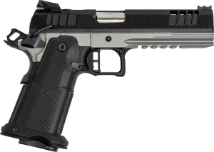 Great Lakes Firearms GL1911DS9FSSSRK Synergy 1911 DS 9mm Luger 20+1 5" Stainless Match Grade Barrel Black Cerakote Optic Cut/Serrated Stainless Steel Slide Cerakote Stainless Steel Frame w/Picatinny Rail Textured Grip