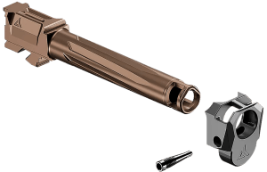 Radian Weapons R0839 Ramjet & Afterburner Combo 9mm Luger Compatible w/Glock 17 Gen5 Bronze Stainless Steel